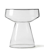 Прозрачный приставной столик "Флумс" Ø 37 см. 500_191_2875148